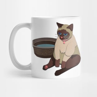 Paper Cut Cats Series! Taking A Sit Mug